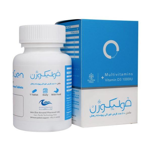 فولیکوژن نانو حیات دارو 60 عددی