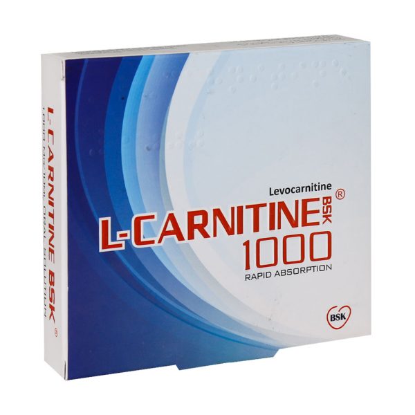 محلول خوراکی ال کارنیتین 1000 بی اس کی 10 عدد - Image 2