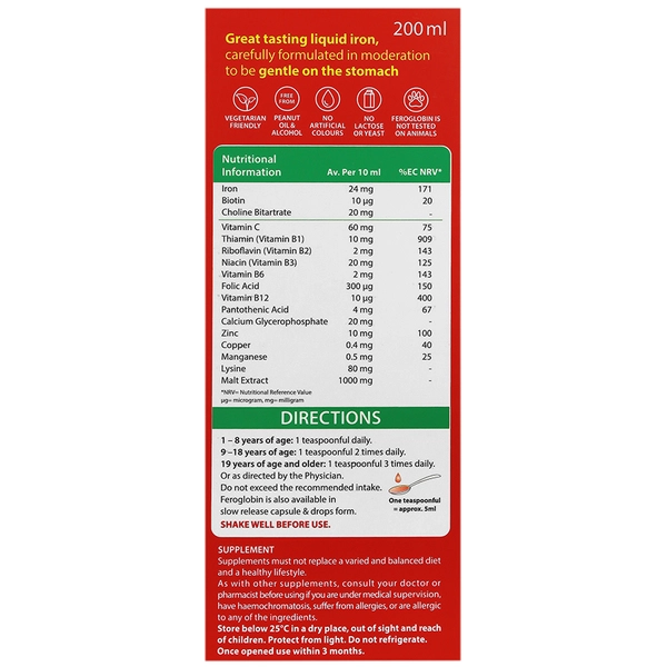 شربت فروگلوبین پلاس ویتابیوتیکس - Image 3