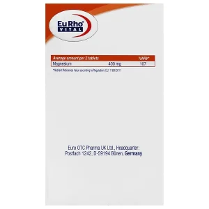 منیزیوم مالات 400 میلی گرم یورویتال ساشه 30 عددی