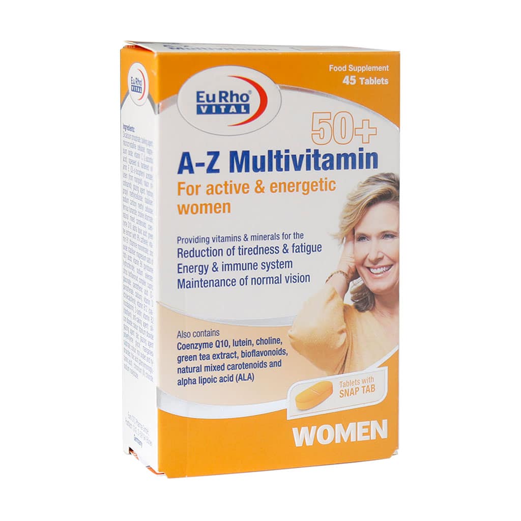 A Z مولتی ویتامین خانم ها +50 سال قرص 45 عددی