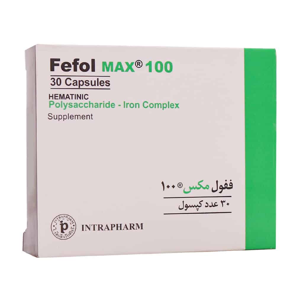 ففول مکس 100 اینترافارم کپسول 30 عددی